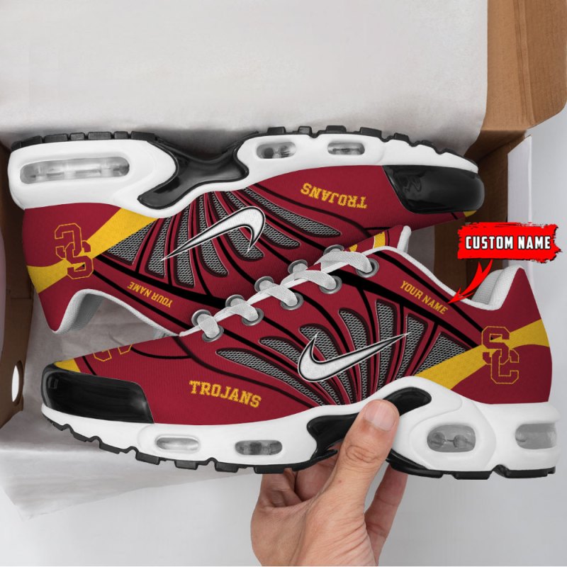 USC Trojans Sneakers inside box