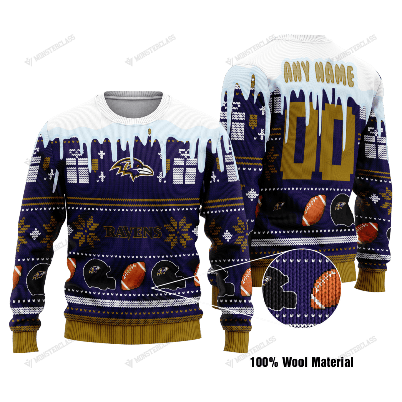 Baltimore Ravens Woolen Sweater