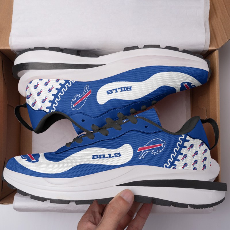 Buffalo Bills Sport Running HF Sneakers on Feet