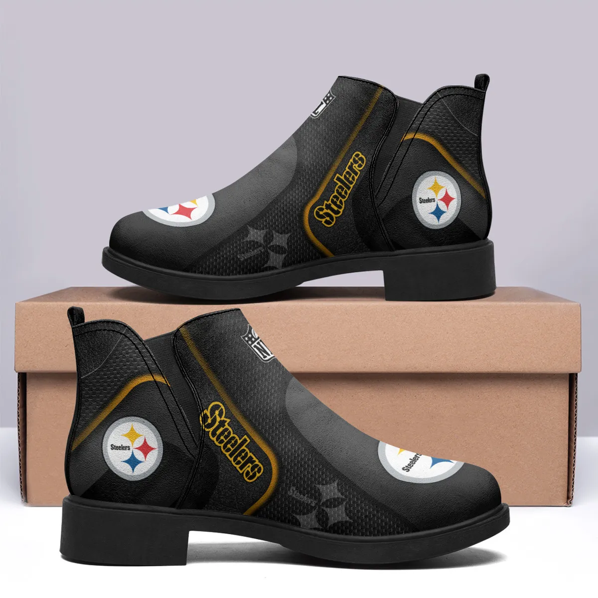 Pittsburgh Steelers Comfort & Fashion Short Boots