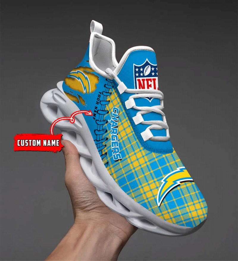 Los Angeles Chargers Yezy Running Sneakers