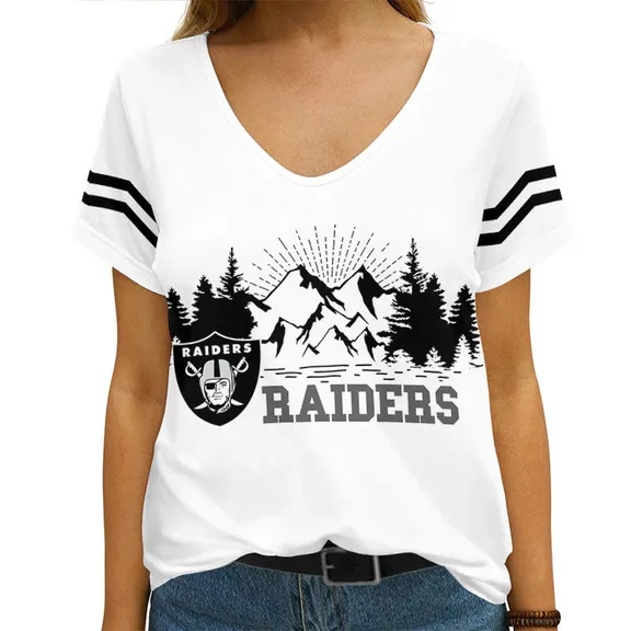 Las Vegas Raiders V-neck Women's T-shirt