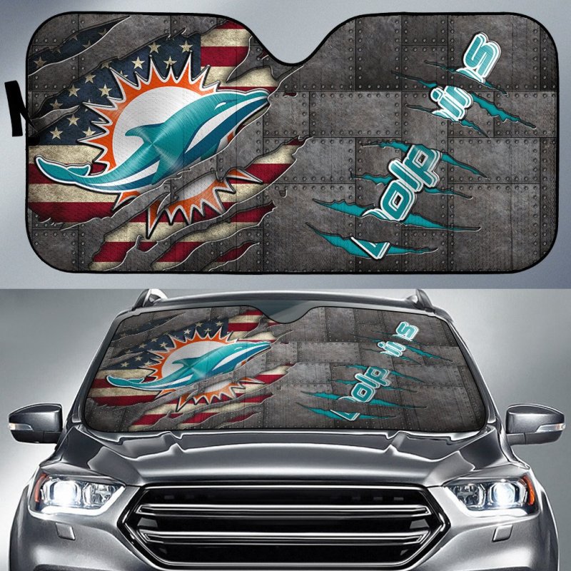 Miami Dolphins Auto Sun Shade