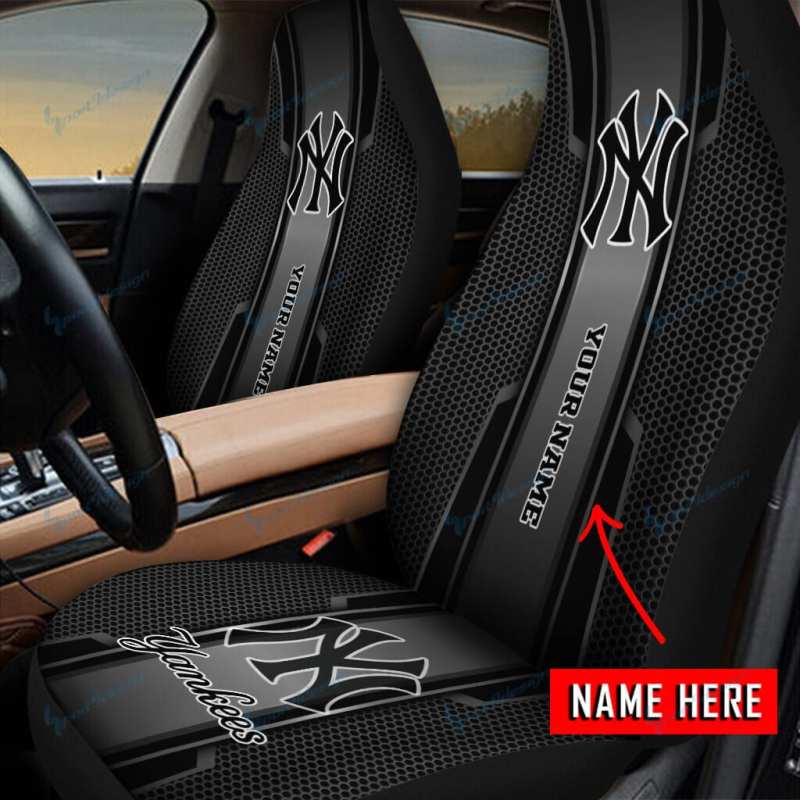 New York Yankees Car Seat Cover Design