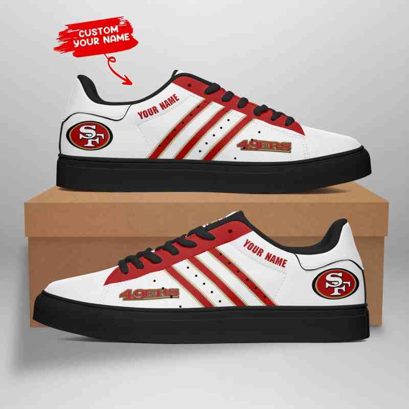 Stylish San Francisco 49ers Personalized Sneakers