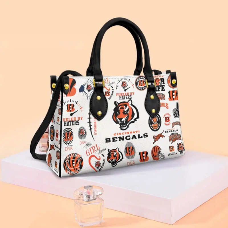Cincinnati Bengals Leather Hand Bag