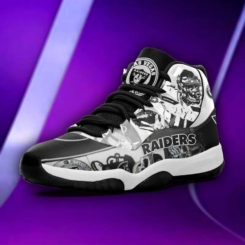 Las Vegas Raiders AJD11 Sneakers Side View