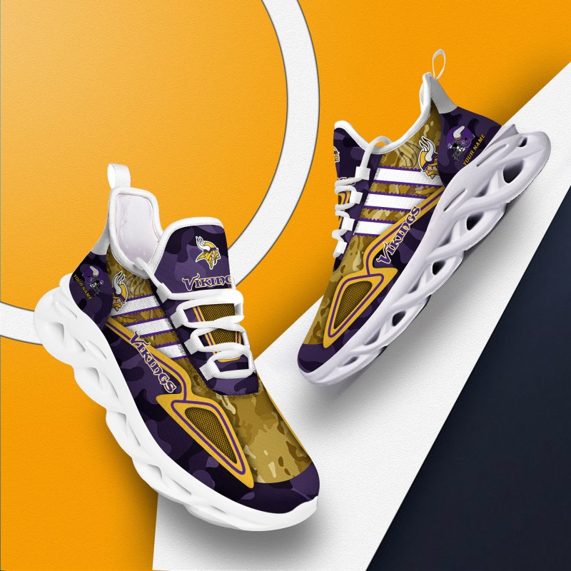 Minnesota Vikings Personalized Sneakers 12
