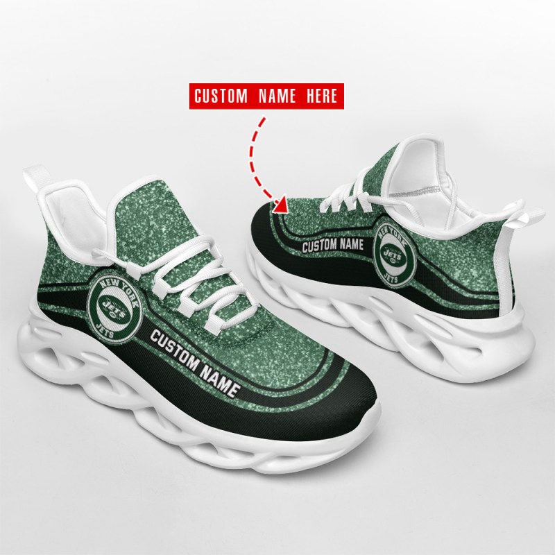 New York Jets Personalized Yezy Running Sneakers