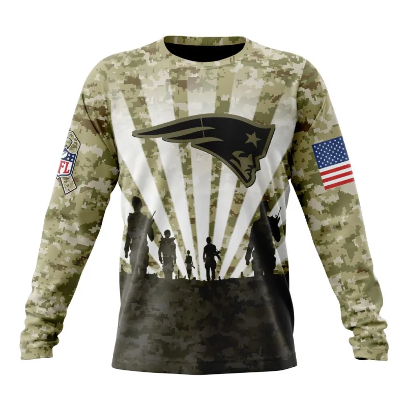 New England Patriots Long Sleeve Front