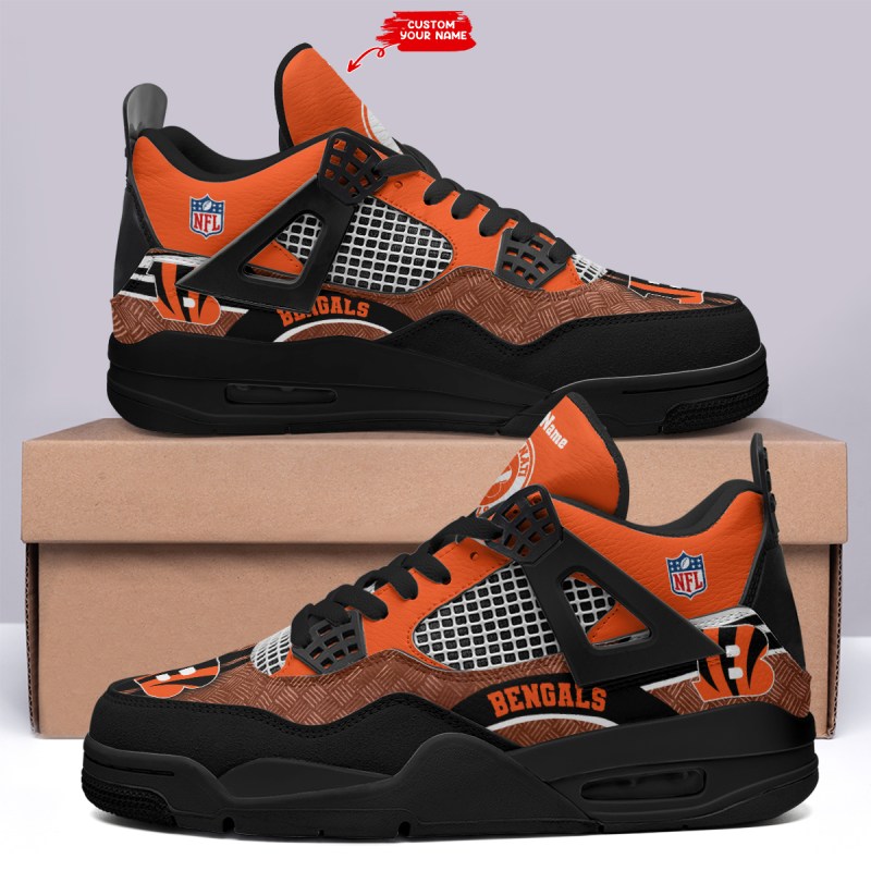 Cincinnati Bengals AJ4 Sneaker Image 2