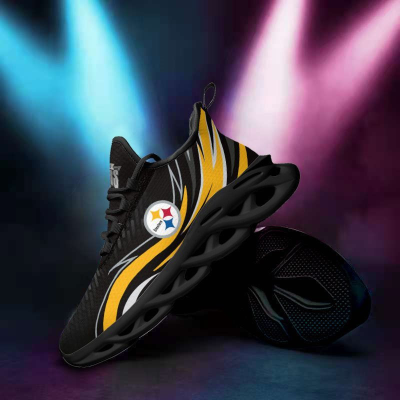 Pittsburgh Steelers Yezy Running Sneakers Image 4