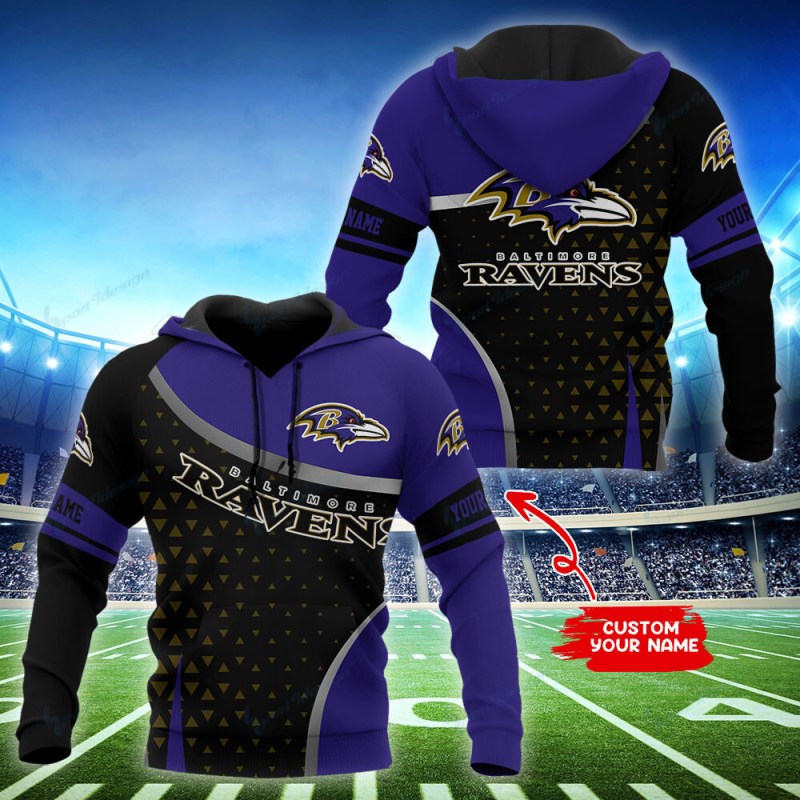 Baltimore Ravens Personalized Hoodie and Jogger Set