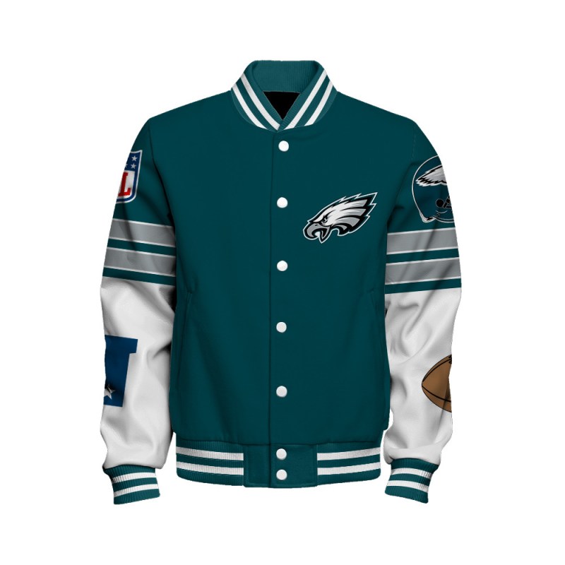 Philadelphia Eagles Varsity Jacket 2