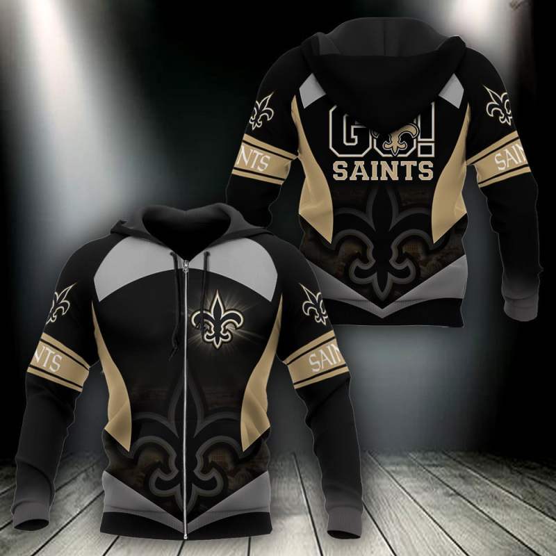 New Orleans Saints Hoodie Detail
