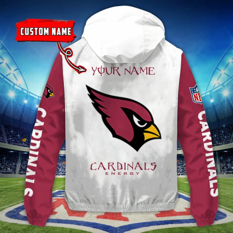 Front view of Arizona Cardinals Outdoor Jacket