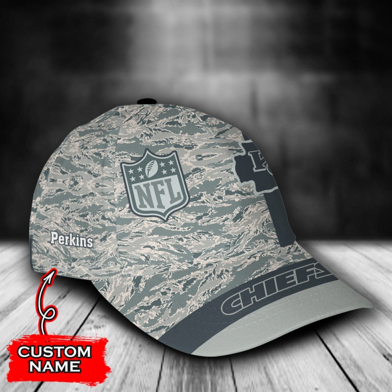 Kansas City Chiefs Personalized Classic Cap - Side View