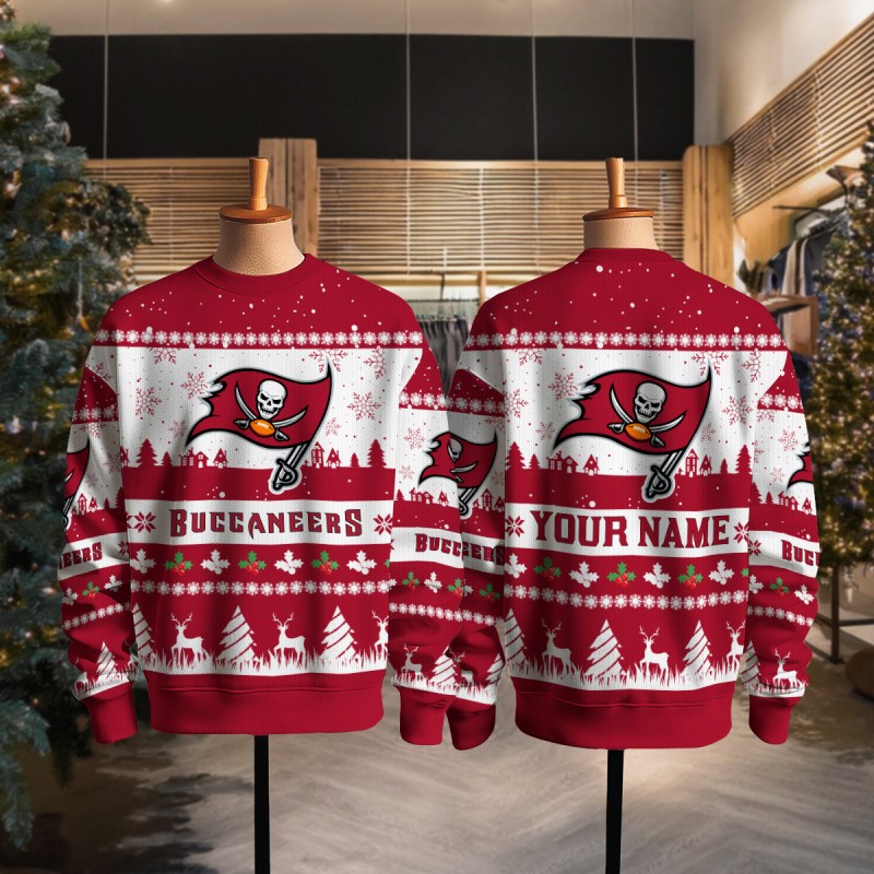 Tampa Bay Buccaneers Ugly Christmas Sweater Full