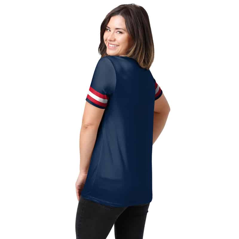 New England Patriots Personalized V-neck T-shirt