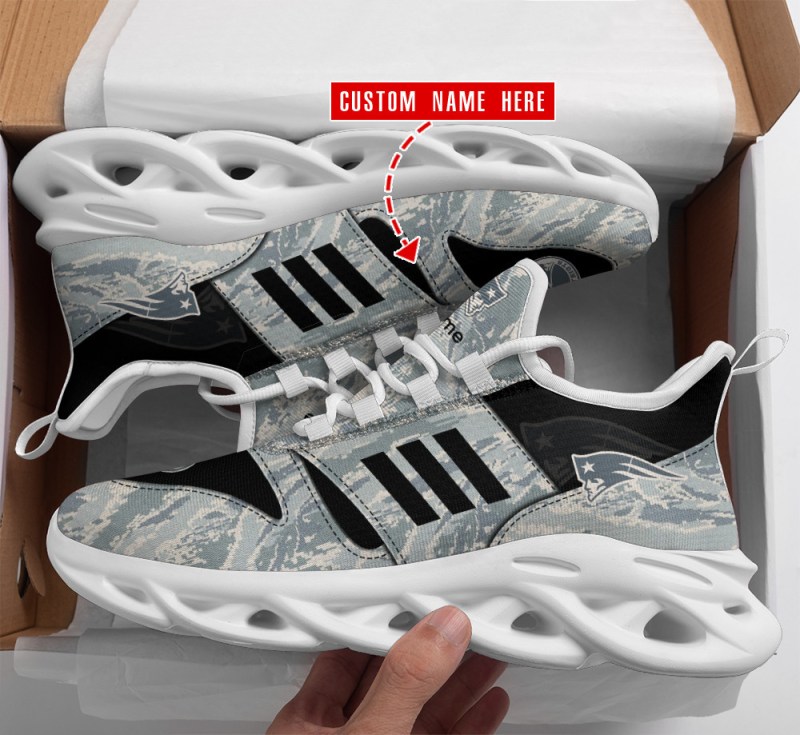 New England Patriots Personalized Yezy Running Sneakers