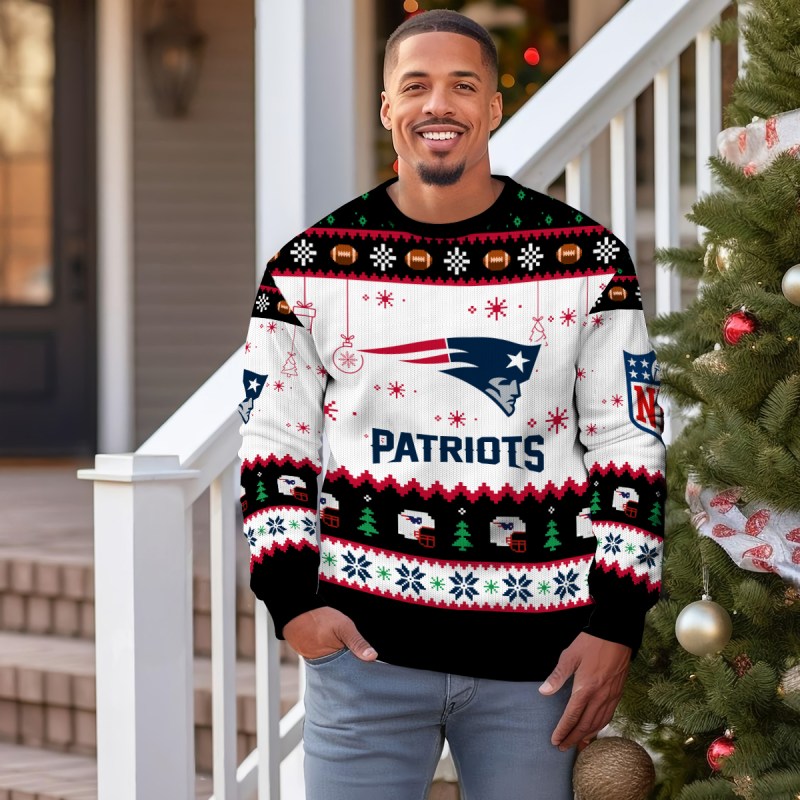 New England Patriots Ugly Christmas Sweater