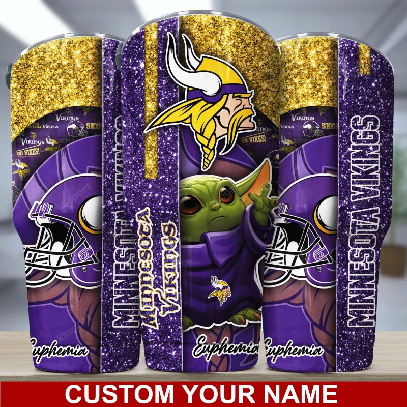 Minnesota Vikings Personalized Tumbler