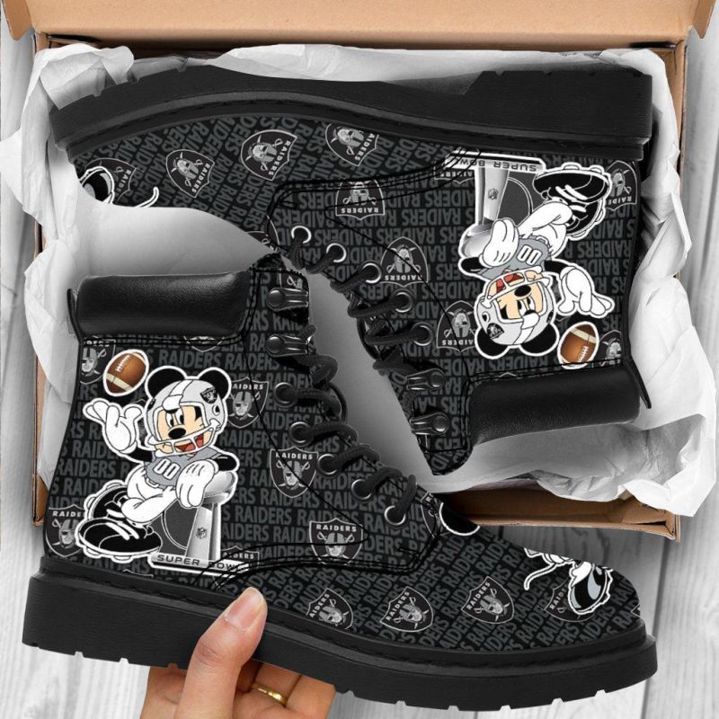 Las Vegas Raiders and Mickey TBL Boots 094