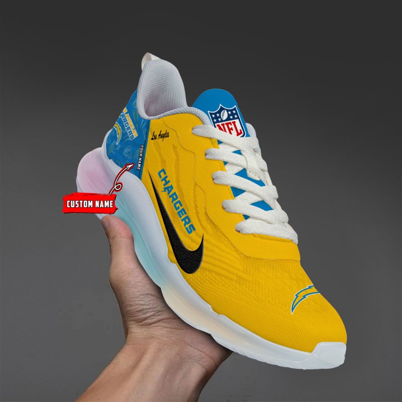 Los Angeles Chargers Rainbow Cushion Running Shoes AZBTCRS00027 5 NFL Chargers Shoes