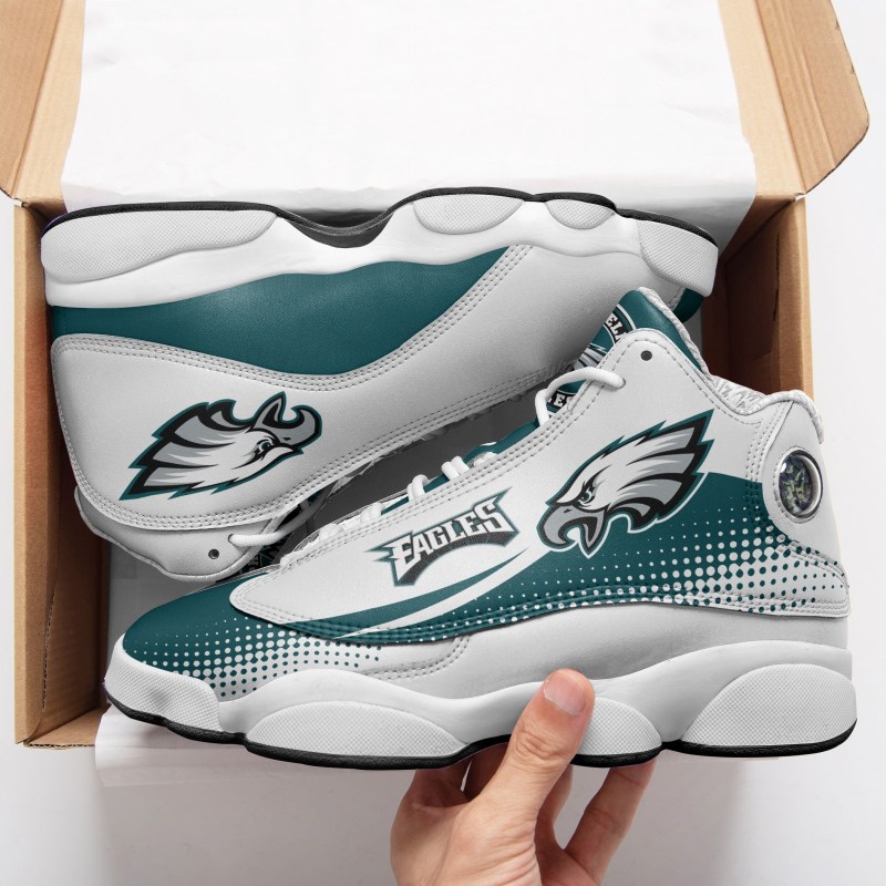 Philadelphia Eagles Air JD13 Sneakers