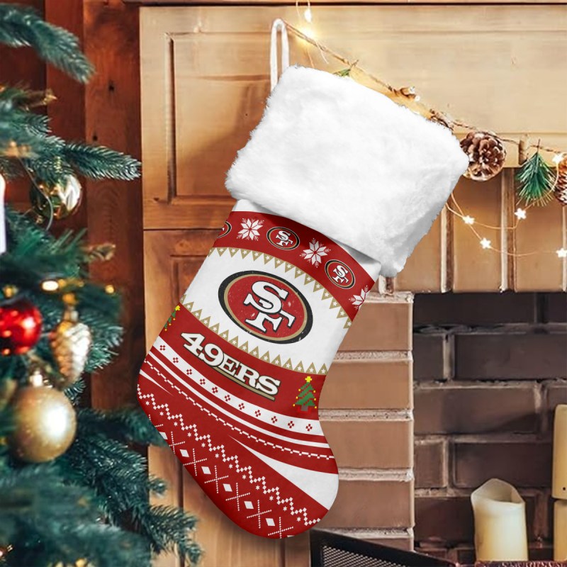 San Francisco 49ers Christmas Socks