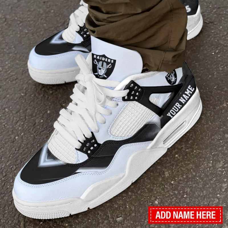 Las Vegas Raiders AJ4 Sneaker