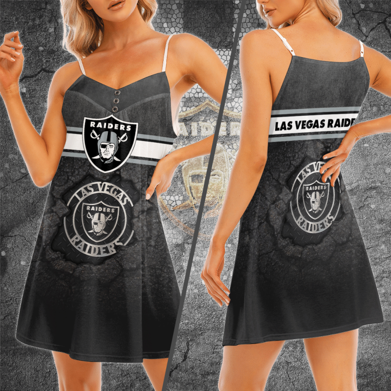 Las Vegas Raiders V-Neck Cami Dress