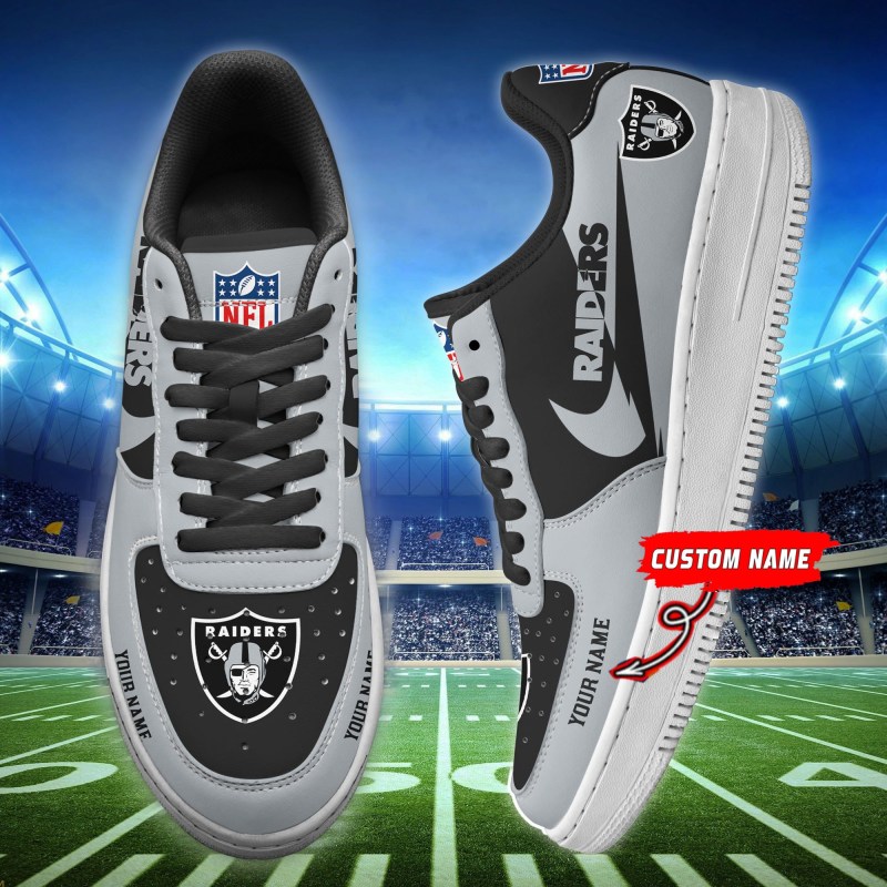 Las Vegas Raiders Personalized AF1 Shoes