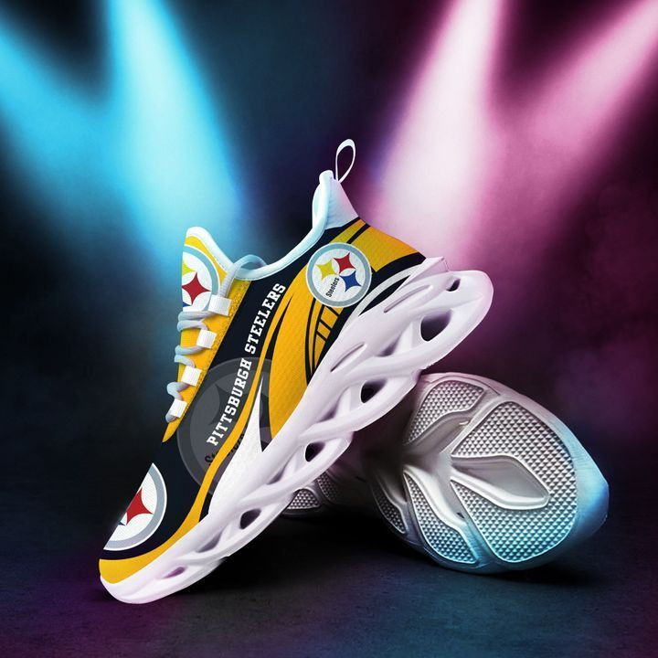 Pittsburgh Steelers Yezy Sneakers Side View