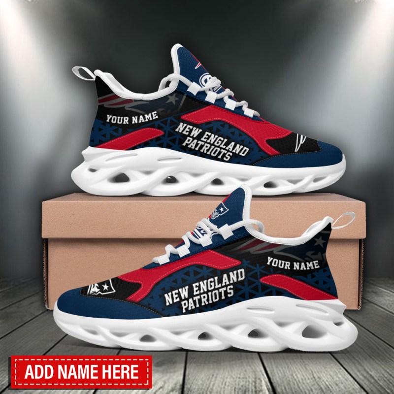 New England Patriots Personalized Yezy Running Sneakers