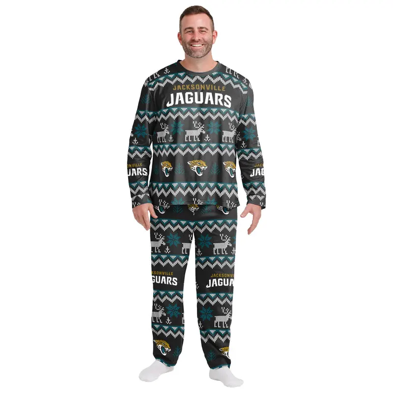 Jacksonville Jaguars Holiday Pajamas Image 2