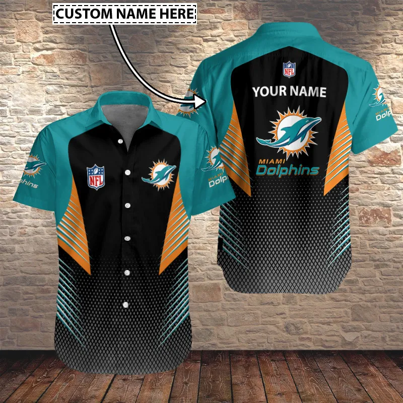 Miami Dolphins Button Shirt Sizing Chart