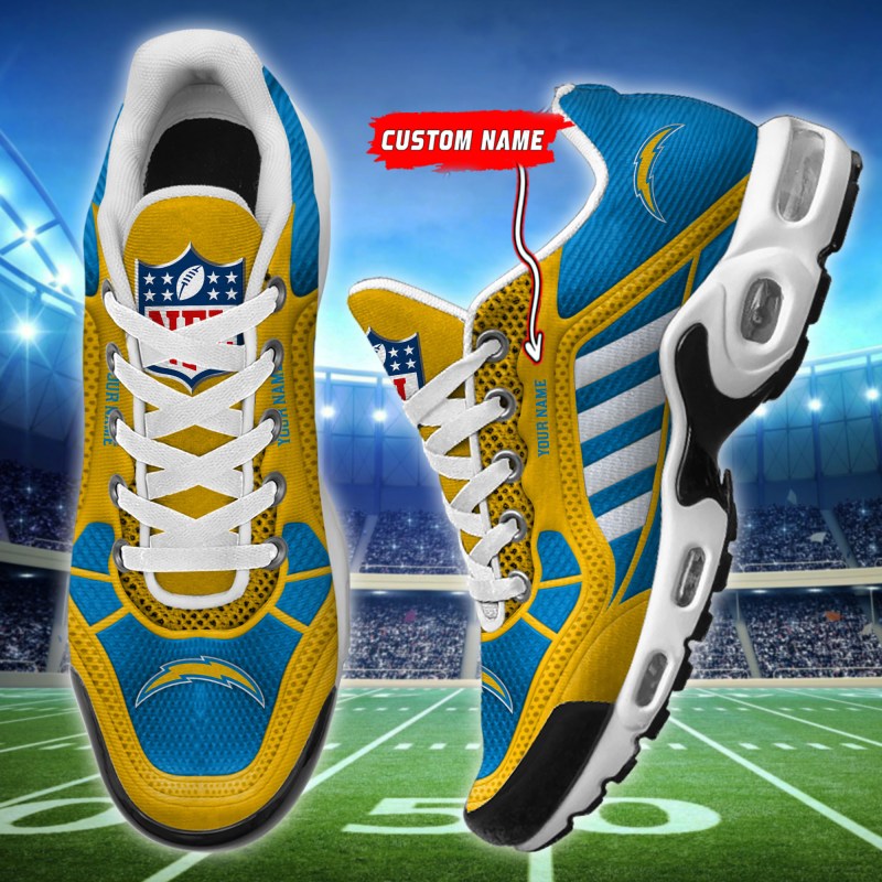 Los Angeles Chargers Youth Sneakers Side View