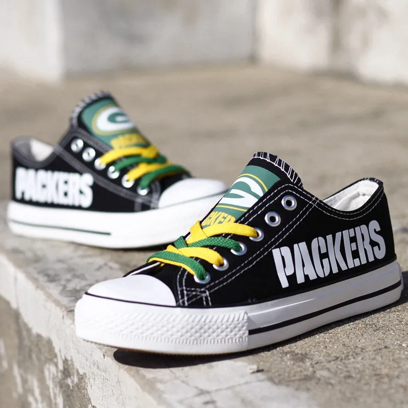 Green Bay Packers New Low Top BG42 Back View