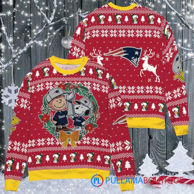New England Patriots Ugly Christmas Sweater