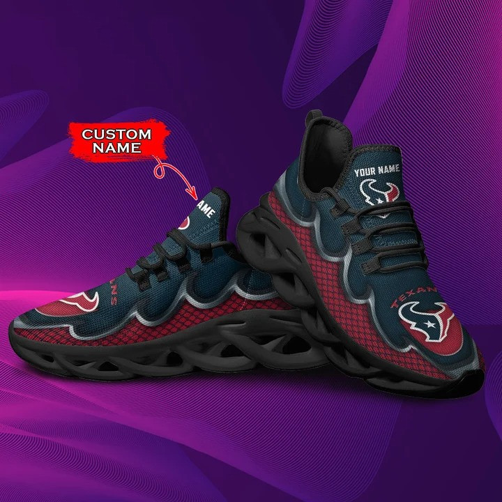 Houston Texans Personalized Yezy Running Sneakers