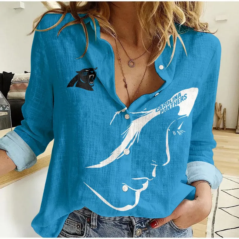 Carolina Panthers Woman Shirt Front