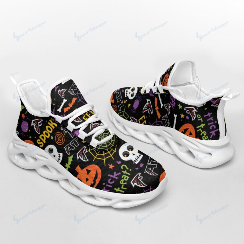 Atlanta Falcons Yezy Running Sneakers BB907 6 Atlanta Falcons Yezy Running Sneakers Side View