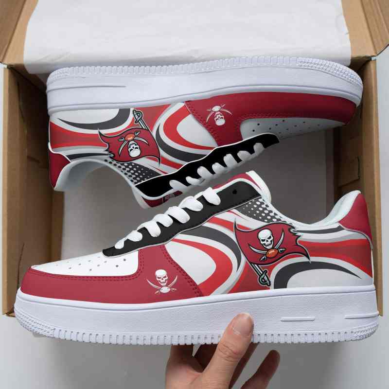 Tampa Bay Buccaneers AF1 Shoes - Top View