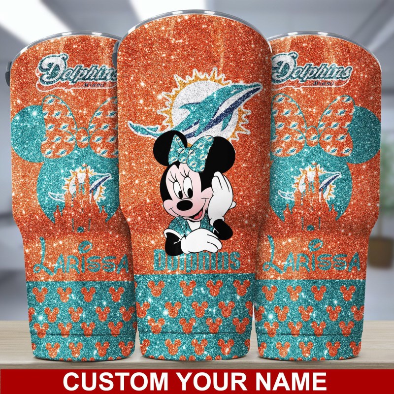 Miami Dolphins Personalized Tumbler Main