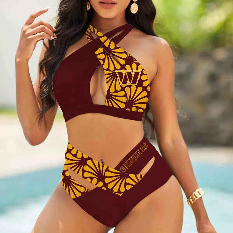 Washington Commanders Women's 2PCS Bikini Swimsuit