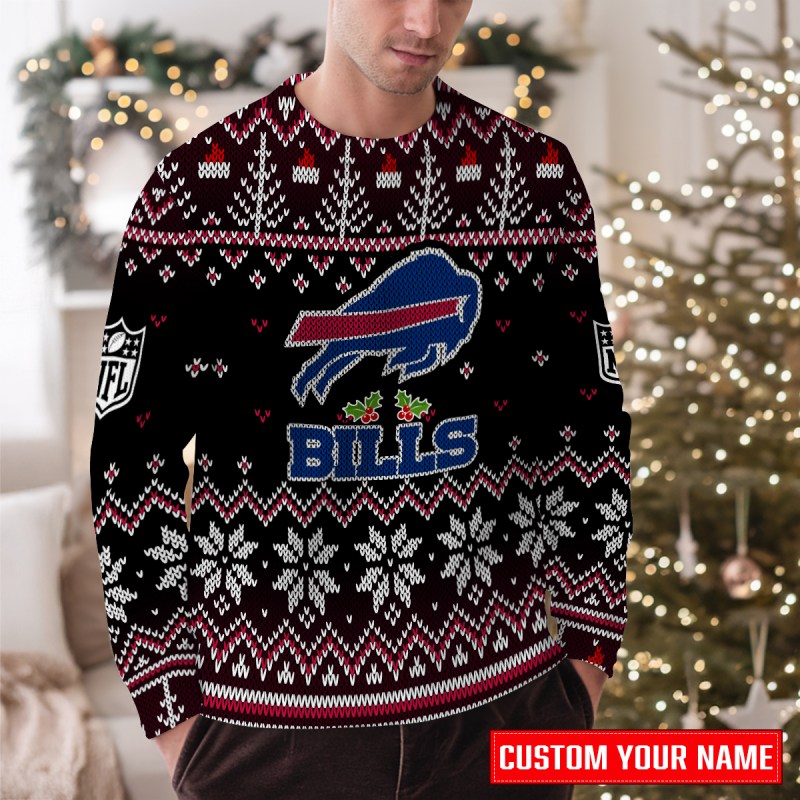 Custom Buffalo Bills Ugly Christmas Sweater