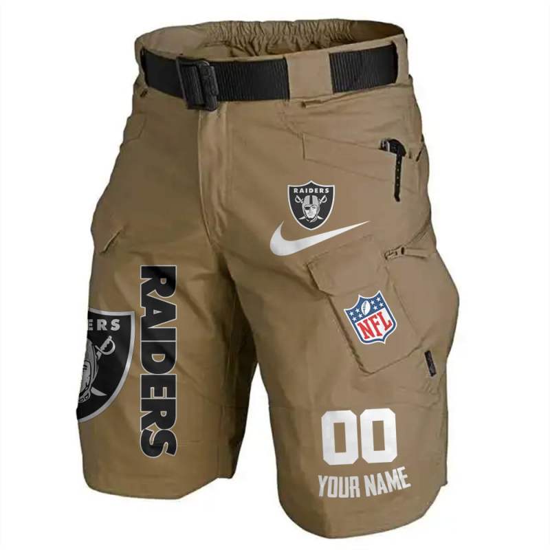 Men's Front Pockets Shorts for Las Vegas Raiders Fans