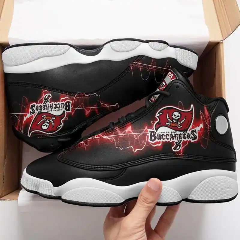Tampa Bay Buccaneers AJD13 Sneakers from Above