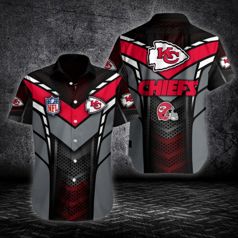 Kansas City Chiefs Button Shirt Sizing Chart